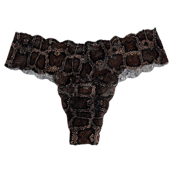 Cosabella Other - Cosabella Never Say Never Snake Printed Thong